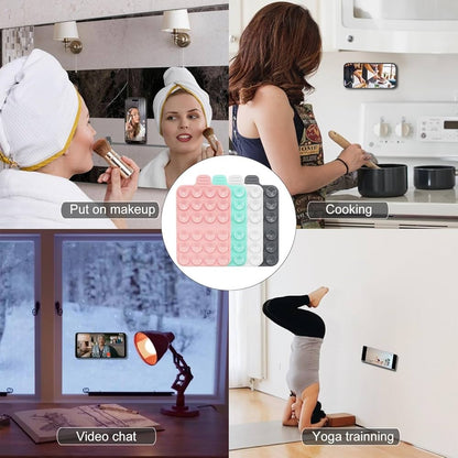 Silicone Suction Multi-Functional Wall Stand Mobile Phone Holder