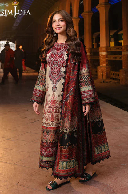 Asim Jofa - Summer 3PC polly Lawn Digital Printed Dress